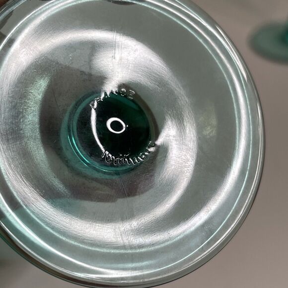 Luminarc France Teal Champagne Flutes 3 - Picture 4 of 8